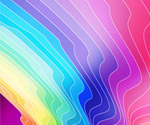 Abstract Colorful Waves Vector